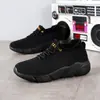 Zapatos de Hombre Nuevos Zapatos de Malla Tejida con Mosca Zapatos Casuales Deportivos Suela Gruesa Zapatos de Moda Zapatos Casuales de Hombre de Corte Bajo Tenis