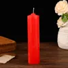Velas de Colores Navideños 20cm Velas de Pilar Ordinarias Blancas Cilíndricas Cena Cumpleaños Confesión Iluminación del Hogar Transfronterizo