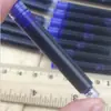 Azul Desaparecente 3.4mm Cartucho de Tinta Automático Desaparecente Uso en Pluma Fuente Tinta Azul Desaparecente Automática Cartucho de Tinta para Bolígrafo Borrable