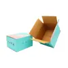 Cajas de Cartón Coloridas para Cosméticos, Empaques Impresos Personalizados, Cajas de Empaque para Alimentos, Cajas de Cartón Corrugado Color Duro Hechas a Medida