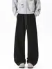 Pantalones de chándal holgados de diseño de marca de moda para hombre 2026 Nuevo estilo americano sueltos casuales de pierna ancha deportivos largos Pantalones de moda para hombre