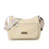 Bolsa feminina da moda, bolsa de ombro moderna, transversal, casual, leve, com vários compartimentos, bolsa transversal versátil e repelente de água
