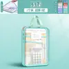 Bolsa de matéria tridimensional bolsa de documentos transparente bolsa de transporte em malha bolsa para livros bolsa com zíper de classificação de matéria bolsa de armazenamento para exames atacado