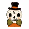 2026 Nueva Decoración Retro de Halloween Pequeñas Figuras de Madera Adornos Artesanía de Madera Creativa para el Hogar y el Escritorio
