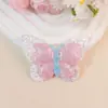 Acessórios de Borboleta de Tecido para Crianças Super Fofos Lantejoulas Roupas Sapatos e Bolsas Acessórios Decorativos Algodão Preenchido Multicamadas DIY Produtos Semi-Acabados