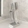 Soporte para Cuchillos de Cocina de Acero Inoxidable 304, Estante para Cuchillos, Estante de Almacenamiento para Uso Doméstico, Soporte de Encimera para Cuchillos, Base para Cuchillos, Estante de Almacenamiento