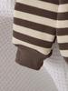 Suéter de estilo coreano para niños, suéter de algodón con cuello polo, suéter de terciopelo de una pieza con forro polar, ropa de moda para niños.