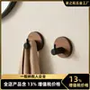 Colgador de Abrigos para Puerta de Entrada de Madera de Nogal Sin Taladro, Gancho de Pared de Madera Maciza de Alta Gama, Gancho de Puerta con Adhesivo Fuerte, Al por Mayor