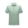 Camisa Polo Waffle Cor Sólida Lapela Personalizada Masculina Casual Manga Curta Corporativa Grupo Roupa de Trabalho Camisa Publicitária com Bordado