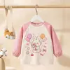 Overoles impermeables y a prueba de suciedad para niños, ropa de doble uso, mamelucos para bebé, baberos de terciopelo cristal para bebés y niños pequeños, baberos para comer, delantales para padres e hijos