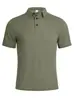 Camisa tipo polo jacquard de manga corta para hombre transfronteriza, talla europea de Amazon, nueva, color liso, casual, transpirable, comercio exterior, verano, corte holgado