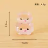 Micro Paisagem Desenho Animado Fofo Animais Pequenos Empilhados Decoração de Casa Ornaments de Mesa Artesanato Decorativo Criativo de Resina Pequenos Ornamentos