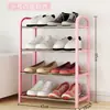 Zapatero multiusos resistente y sencillo para uso doméstico, zapatero económico a prueba de polvo para la entrada del dormitorio, zapatero pequeño fácil de montar