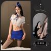 Conjunto de uniforme de aeromoça de lingerie sexy direto da fábrica, uniforme de boate, conjunto de festa, aeromoça 20033