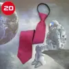 Corbata Formal de Boda para Hombre 8cm Estilo Coreano Novio Boda Negocios Borgoña Rosa Cremallera Corbata sin Lazo para Mujer