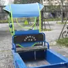 Toldo para Para-brisa de Triciclo Elétrico Espessado e Ampliado Carro de Lazer Para-brisa Dobrável Guarda-chuva Universal