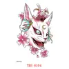 Adesivos de tatuagem à prova d'água transfronteiriços, adesivos de tatuagem de personagem totem animal, atacado de adesivos de tatuagem