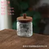 American Acacia Wood Carved Mason Storage Jar Cozinha Selada Coarsegment Garrafa Selada Transparente Mason Garrafa De Vidro Selada