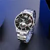 2026 Transfronterizo Nuevo Negocio Creativo Equipo Banda de Acero Reloj Hombres Reloj de Cuarzo Decorativo Conjunto de Joyería Colgante de Flecha