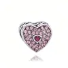 Accesorios para Pulseras de Cuentas DIY con Forma de Corazón Transfronterizos, Cuentas de Corazón, Cuentas Sueltas, Cuentas Separadoras para Pulseras del Día de San Valentín