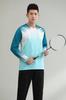 Pedirá chaquetas deportivas para parejas, uniformes de bádminton de malla verde, conjuntos para compra grupal de competición, uniformes de bádminton de manga larga para estudiantes