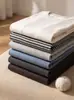 Camiseta esencial de manga larga con forro polar cálido para otoño e invierno, suave y amigable con la piel, cuello redondo, top básico para capas para mujer