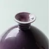 Pintura interior pintada a mano por Ino Kiyomatsu con motivos de glicinas, elegante copa maestra de pie alto, exquisita taza de té individual para mujer para uso personal