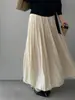 "Vestido Paloma" de Jiang Chi - Vestido Largo Vintage Arrugado Fluido con Caída para Mujer con un Aura Perezosa y Suave 81811