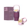 Taza de Coche Transfronteriza de 18 oz Personalizada de Acero Inoxidable 304 Asa de Taza de Coche Asa de Termo para Niños Taza de Hielo