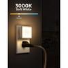 Dimmer deslizante sem degraus dimmer deslizante tomada de encaixe luz quente liga automaticamente à noite e desliga automaticamente durante o dia luz noturna
