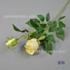 2 cabeças Bulgária rosa artificial flor artificial casamento interior sala de estar decoração adereços atacado decoração de casamento flor