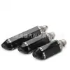 Tubo de escape pequeño hexagonal de fibra de carbono completo para motocicleta para CFMOTO Ninja moto deportiva modificada, escape de sonido universal