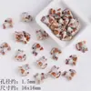 Cuentas de Animales Pintadas a Mano de Alta Temperatura Marrones Cuentas de Cerámica Cuentas Sueltas Material para Hacer Pulseras DIY Hechas a Mano Cuentas de Cerámica