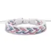Pulseira Tecida à Mão com Corda de Algodão e Cordão de Cera Cruz Dopamina Item Quente de Transmissão Ao Vivo Douyin Pulseira Colorida Corda de Mão