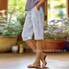 Pantalones Casuales de Calle de Moda Callejera para Mujer de Longitud Media, Estilo Nuevo Europeo y Americano Transfronterizo, Impresión Digital 3D, Personalizados, para Viajes de Negocios, Verano