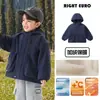 Chaqueta de Invierno Impermeable con Forro Polar para Niños Europeos Derecha 2026 Ropa Nueva Ropa Infantil Niño Bebé Niño Pequeño Ropa de Invierno Superior