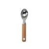 Juego de Gadgets y Utensilios de Cocina con Mango de Madera, Juego para Hornear, Cuchillo para Queso de Pizza, Batidor de Huevos de Acero Inoxidable