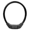 Candado para Bicicleta, Candado de Contraseña, Candado para Bicicleta Eléctrica, Candado de Anillo Portátil para Bicicleta, Candado de Cable de Acero con Contraseña para Bicicleta de Montaña, Juego Completo de Accesorios