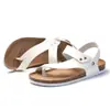 Chinelos de Comércio Exterior Masculinos Verão Moda Chinelos Masculinos Cortiça Praia Estilo Coreano Clip no Pé Sandálias e Chinelos de Couro para Casal Femininos Verão