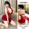 Lencería Transparente Sexy de Talla Grande para Coquetear Uniforme de Encaje Tentación Sexy Bata Transparente Pijama Cita Nuevo Estilo