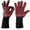 Luvas anti-escaldantes de isolamento térmico luvas de cozinha de forno de trabalho forno de microondas luvas de churrasco de alta temperatura 800 graus