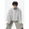 Sudadera con capucha de punto a rayas con bloques de color estilo universitario para hombre otoño talla grande moderna holgada juvenil chaqueta deportiva