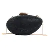 Bolso de Mano Redondo Clásico de Moda Transfronteriza Europea y Americana Bolso de Noche Bolso de Acrílico Bolso Cruzado de Hombro Único con Asa Metálica Retro