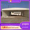 Toldo Retrátil para Armazém Móvel Personalizado de Fábrica Toldo Elétrico de Empurrar e Puxar para Estacionamento Externo Toldo à Prova de Vento e Chuva