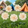 Flor de simulación de seda Dalia accesorios hechos a mano materiales para joyería diy decoraciones para fiestas de noche accesorios para ropa de fiesta flor artificial