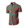 Camisa de Estilo Chino con Cuello de Botón Chino para Hombre de Manga Corta Color de Moda Camisa Casual de Moda para Hombre talla extra