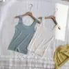 Loja Principal Shanghai Dan Nong/Camisole Tricotada Feminina 120 Fios de Lã Merino com Decote U, Estilo Fino