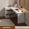 Mesa de canto para uso doméstico, escrivaninha de quarto, mesa de computador para apartamento pequeno com compartimentos de armazenamento, escrivaninha de escritório simples e moderna