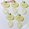 Accesorios de Plástico al por Mayor Materiales Manualidades DIY Hebillas para Zapatos Accesorios para la Cabeza de Niños Accesorios de Pegamento en Crema Cuchara de Manzana