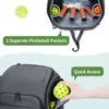 Mochila Deportiva Grande Personalizada Transfronteriza para Raquetas de Ping Pong con Compartimento para Zapatos, Mochila Deportiva Unisex, Mochila de Pickleball